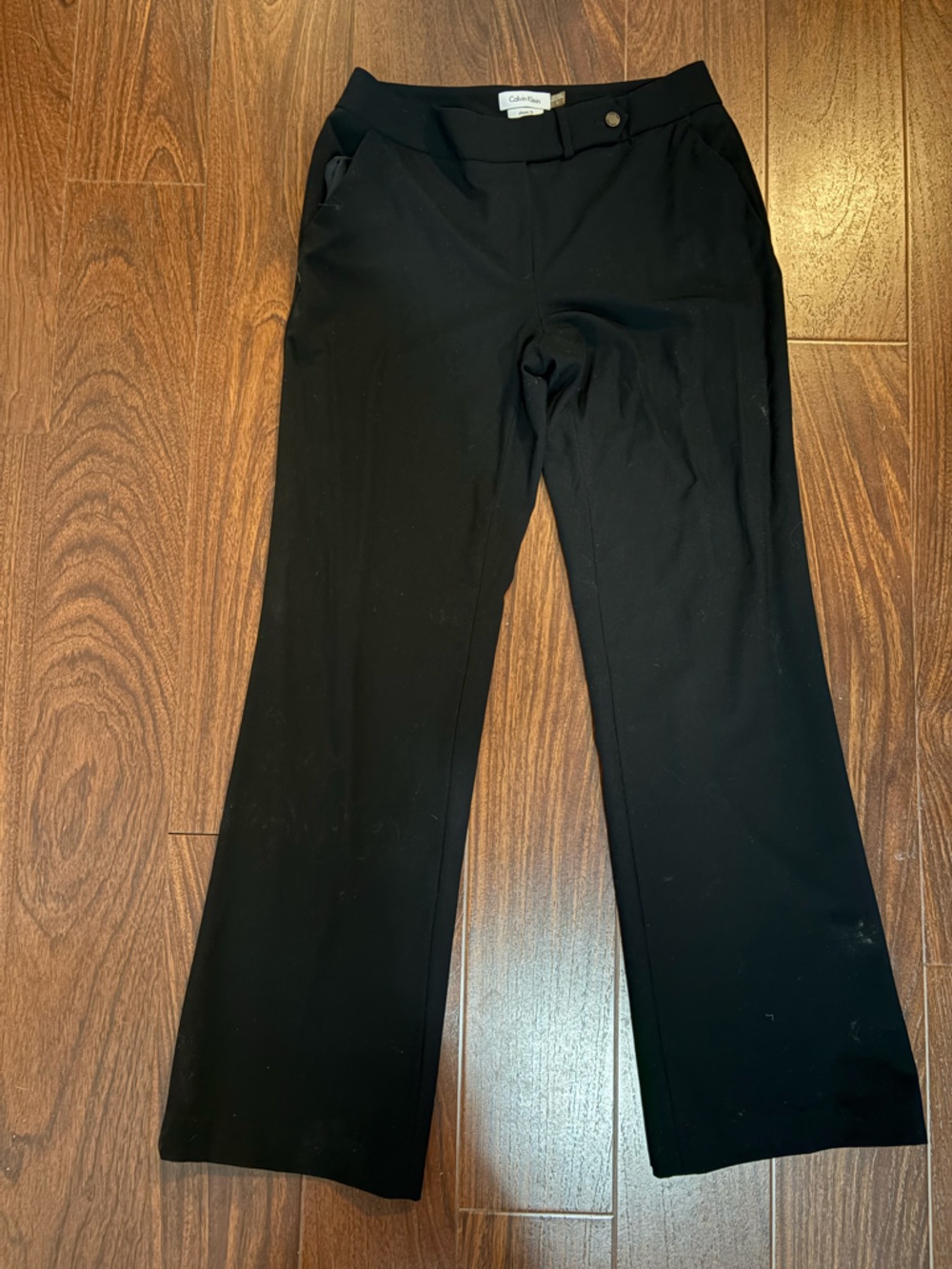 Calvin Klein Classic Fit Black Dress Pants Size 4